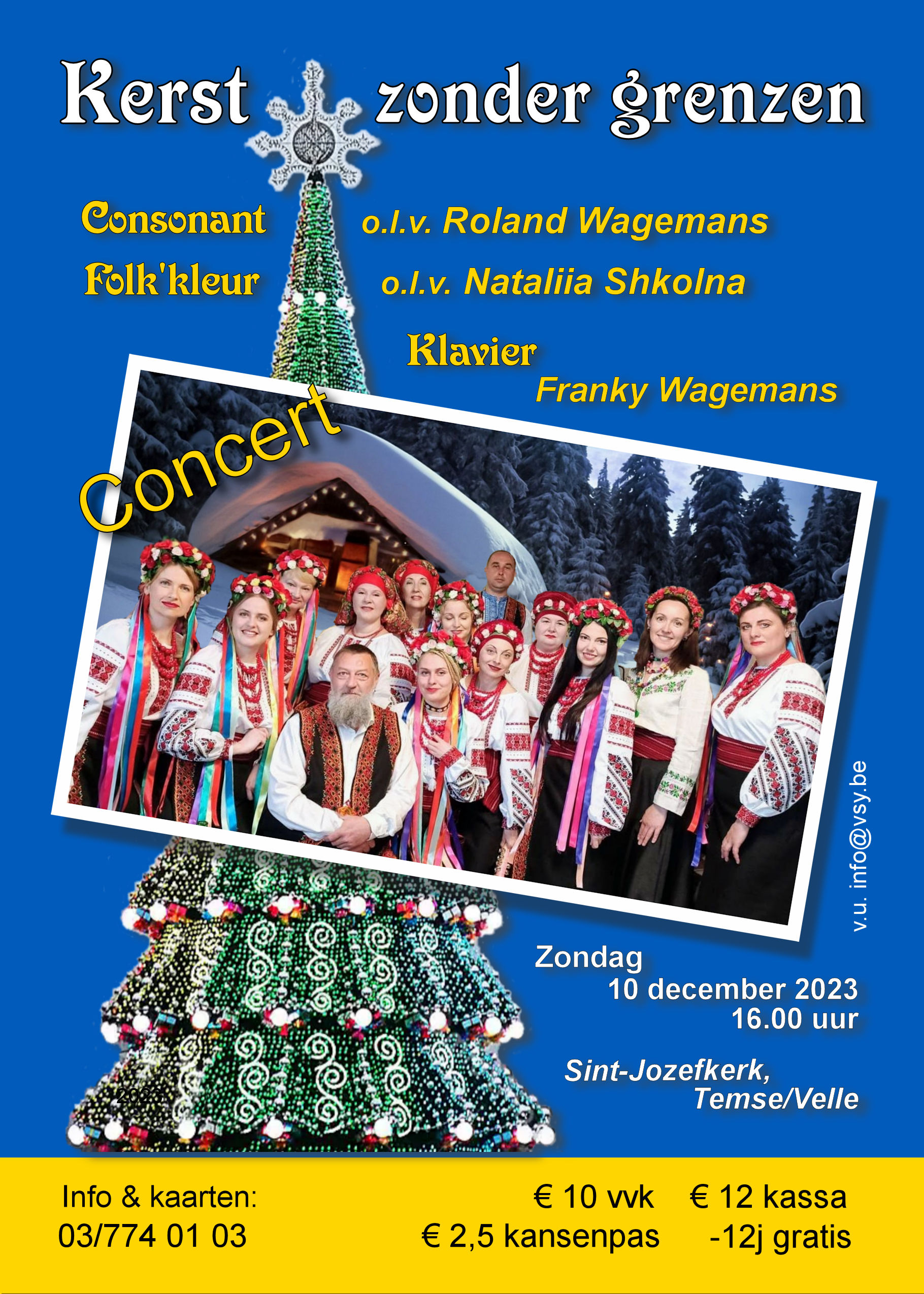 Flyer kerstconcert 2023