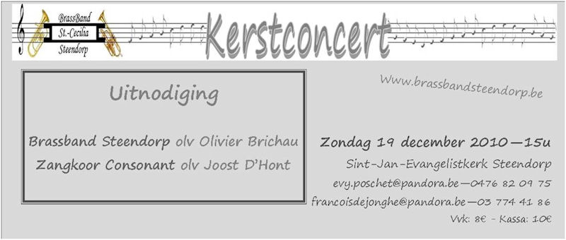 Kerstconcert Steendorp 2010s